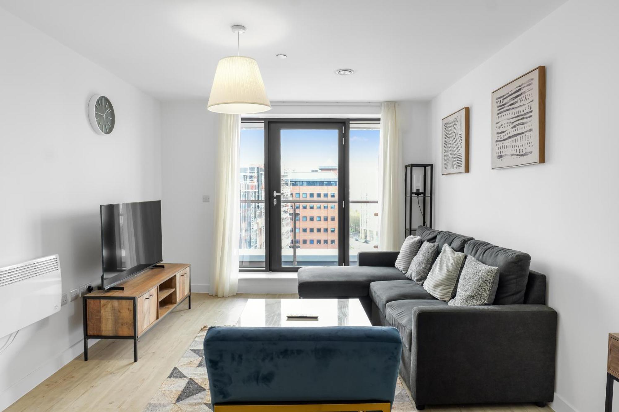 מנצ'סטר High Rise 2 Bedroom & 2 Bath Apartment With Parking, Balcony & Amazing View מראה חיצוני תמונה